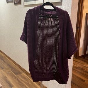 Purple/plum Knit Cardigan